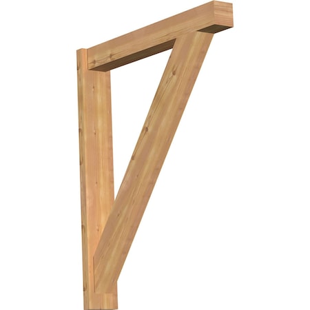 Ekena Millwork Traditional Block Smooth Outlooker, Western Red Cedar, 5 1/2"W x 34"D x 42"H OUT06X34X42TRA05SWR